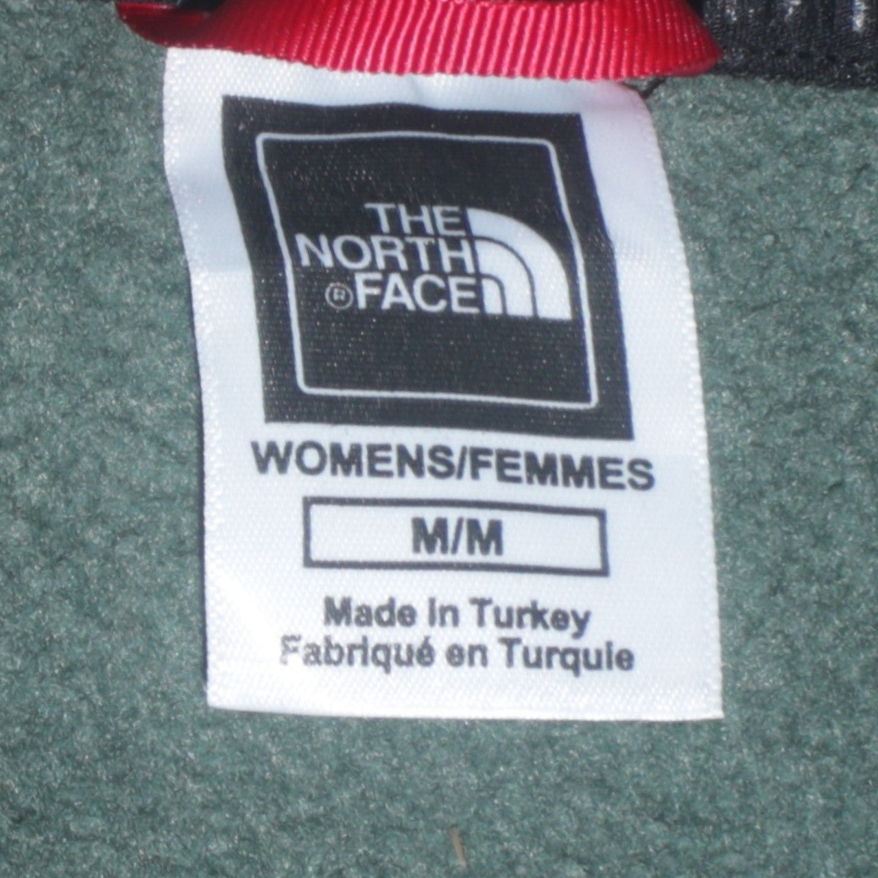 The North Face Womens Green Pullover Hoodie Size M Graphic Print