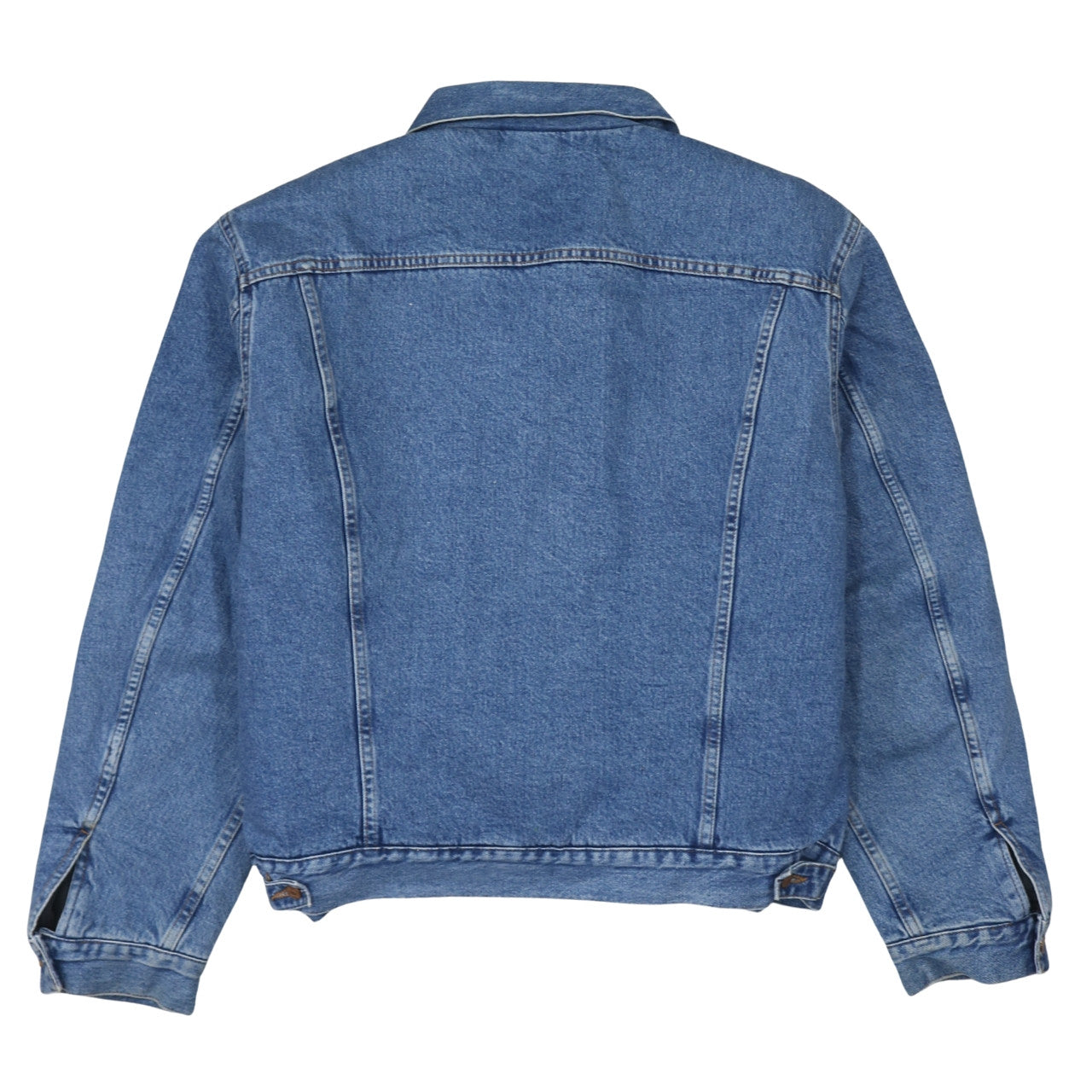 Diesel Men's Blue Denim Sherpa Lined Basic Jacket 2XL