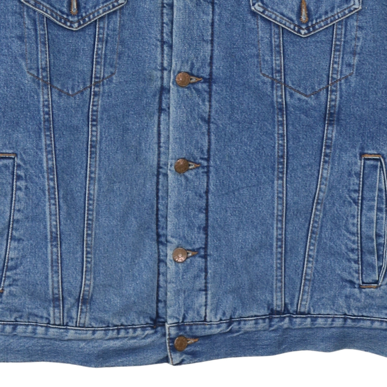 Diesel Men's Blue Denim Sherpa Lined Basic Jacket 2XL