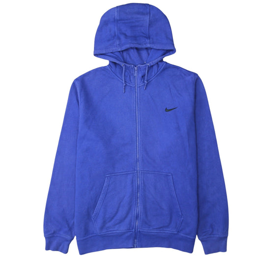 Nike Men Blue Full Zip Hoodie XL Regular Fit Sportswear