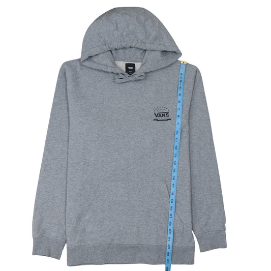 Vans Men’s Grey Pullover Hoodie Medium Regular Fit Logo Skate Style