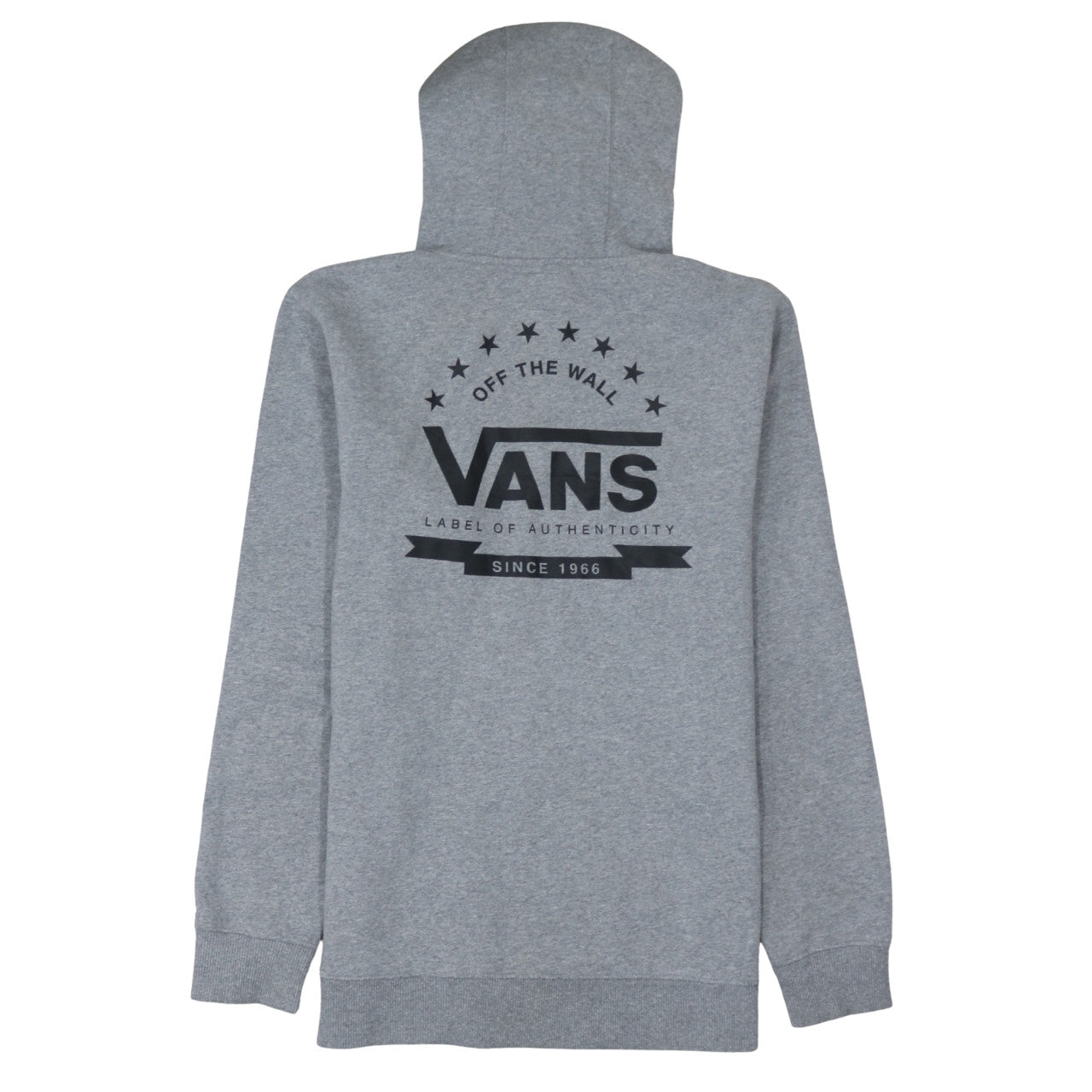 Vans Men’s Grey Pullover Hoodie Medium Regular Fit Logo Skate Style