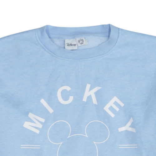 Disney Women’s Blue Mickey Mouse Sweatshirt Size S
