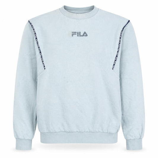 Fila Men's Blue XS Pullover Crew Neck Logo Sweatshirt