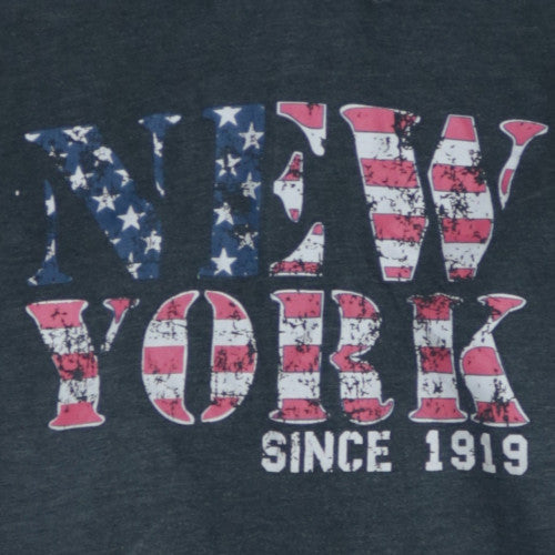 Champion Women's Black Pullover Hoodie L 'New York' Graphic Print