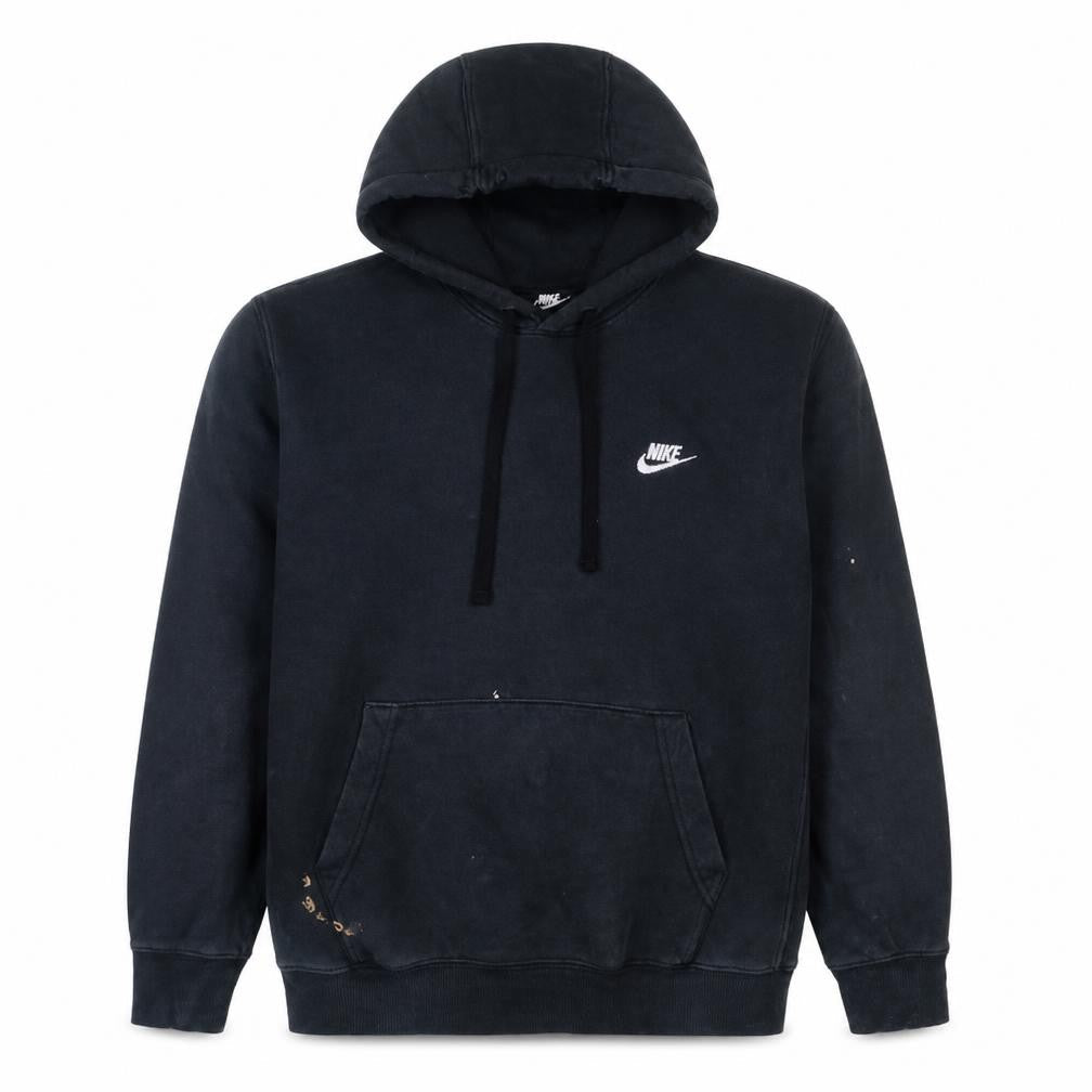 Nike Men's Black Pullover Hoodie M Regular Fit Logo Sportswear