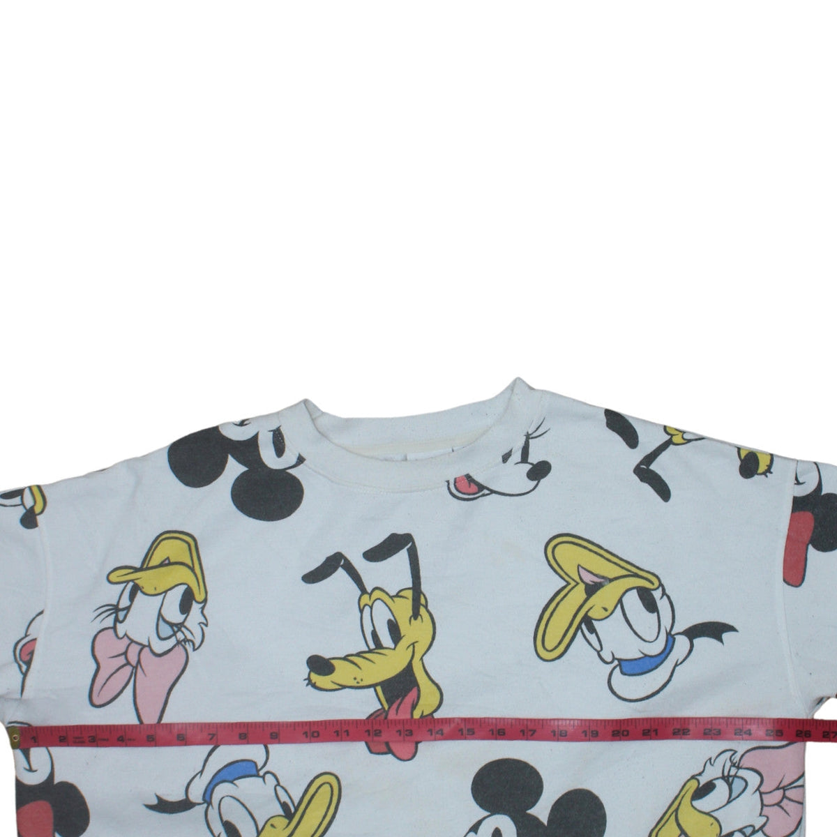 Disney Primark Women White Mickey & Friends Print Sweatshirt XL