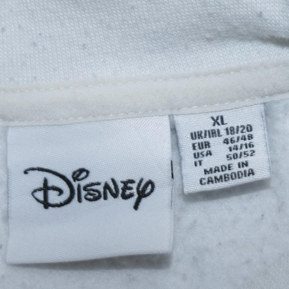 Disney Primark Women White Mickey & Friends Print Sweatshirt XL
