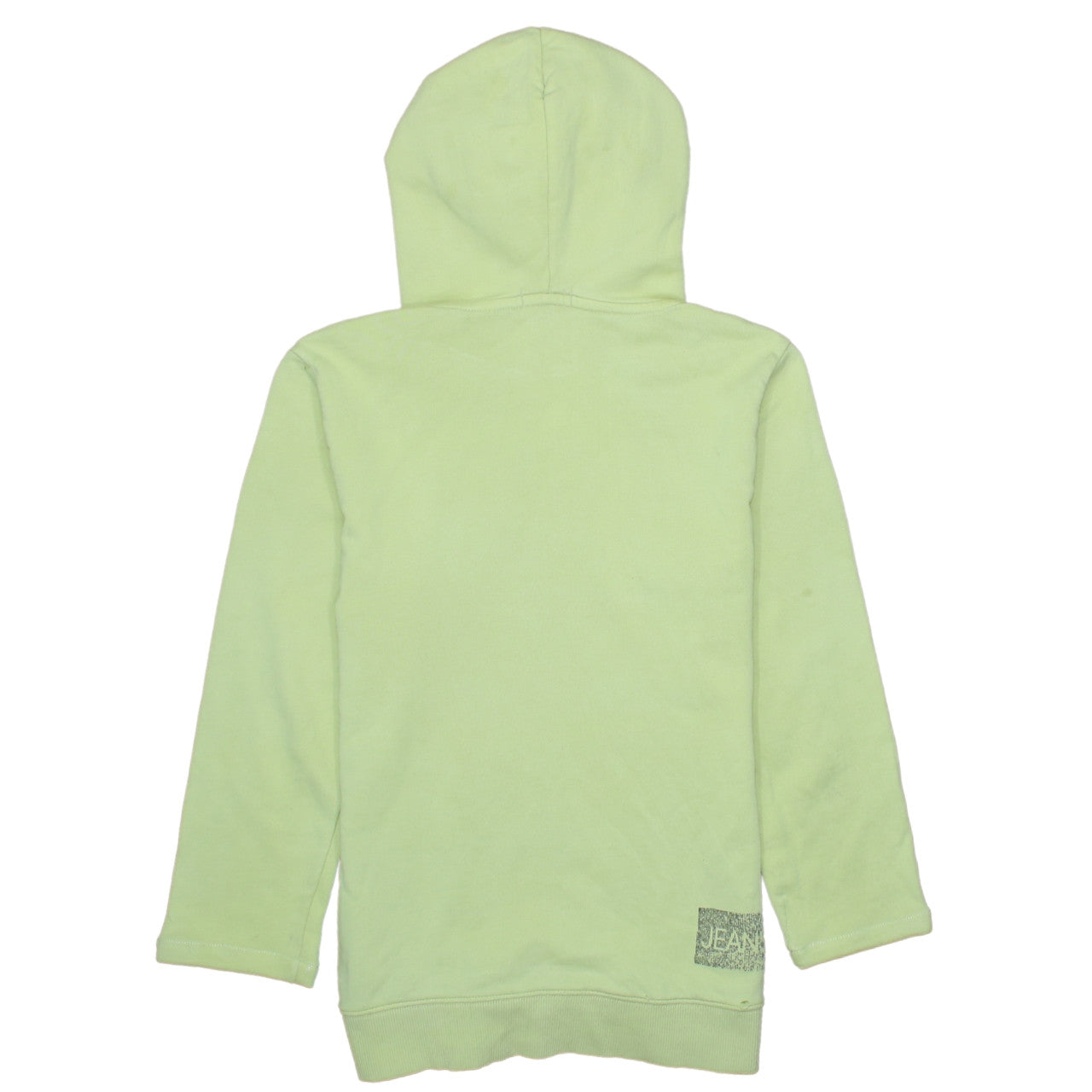 Calvin Klein Jeans Womens Light Green Hoodie Size 14 Cotton Pullover