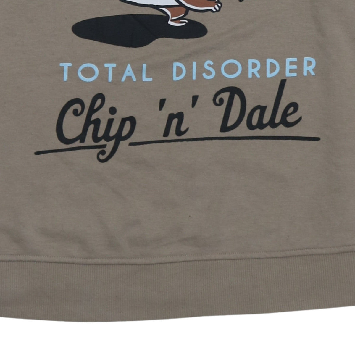 Disney Women’s Brown Chip 'n' Dale Graphic Pullover Sweatshirt XL
