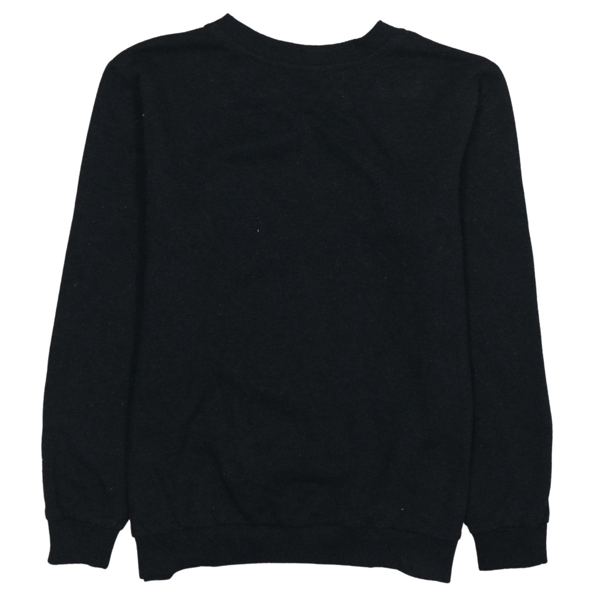 Brand and care label for Disney Women’s Black The Little Mermaid Pullover Sweatshirt, size S