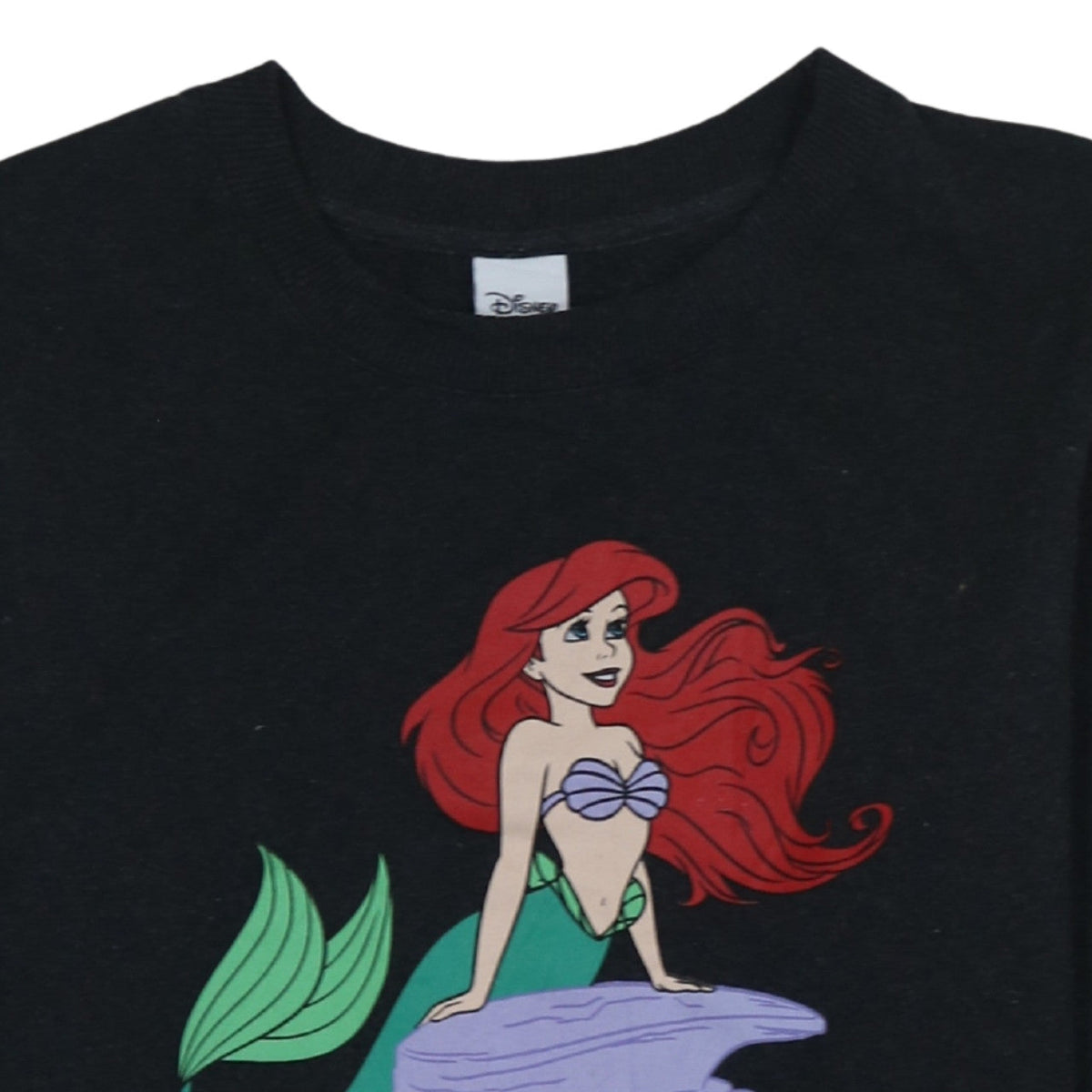 Additional view of Disney Women’s Black The Little Mermaid Pullover Sweatshirt, size S