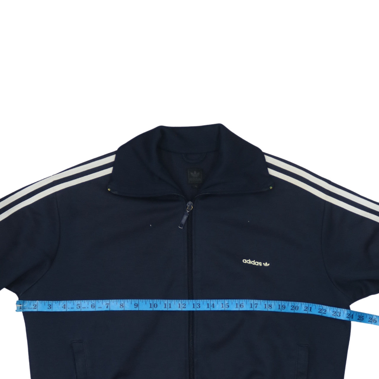 Adidas Men's Blue XL Track Jacket Full Zip Retro Sportswear