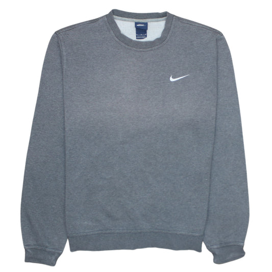 Nike Men’s Grey Crew Neck Pullover Sweatshirt Size M