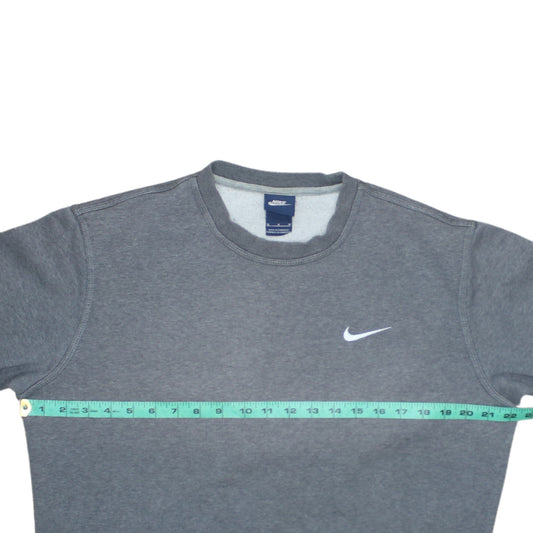 Nike Men’s Grey Crew Neck Pullover Sweatshirt Size M