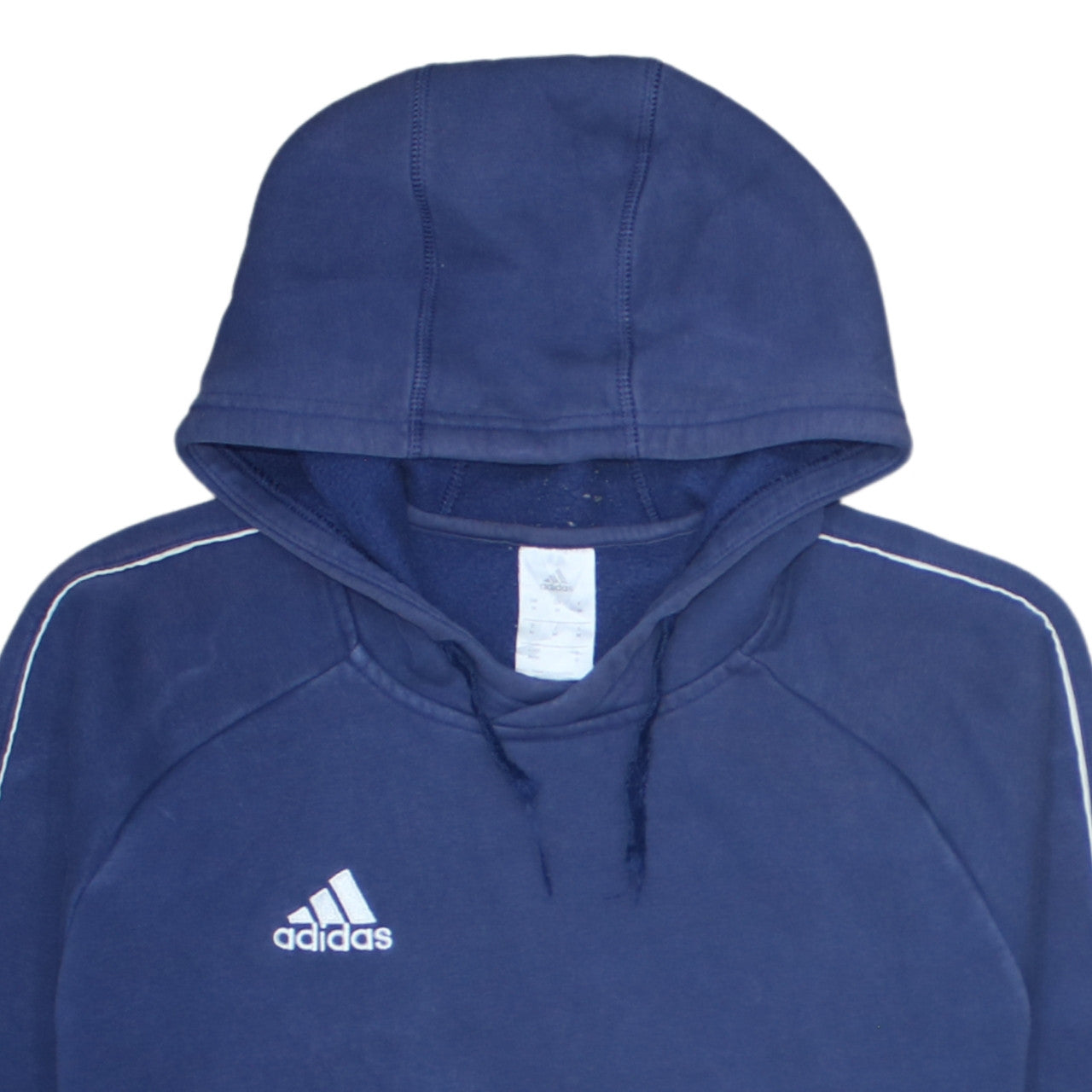 Adidas Men’s Blue Pullover Hoodie Medium Sports Fleece