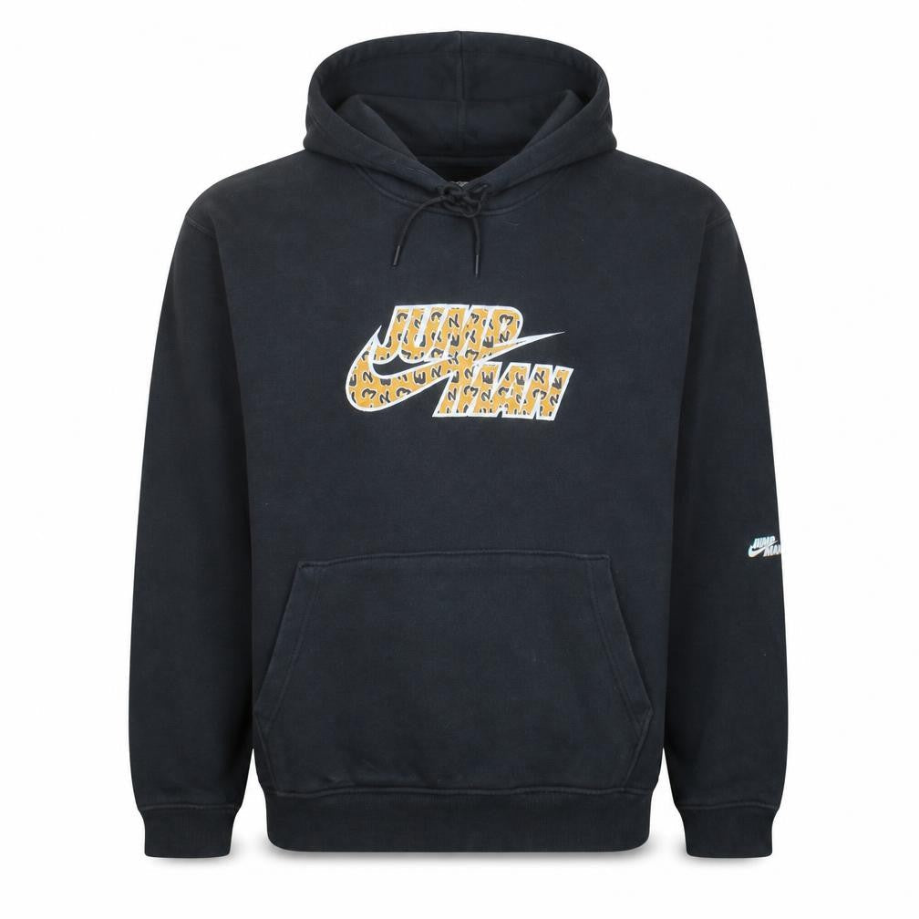 Jordan Mens Black Pullover Hoodie L Graphic Print Sportswear