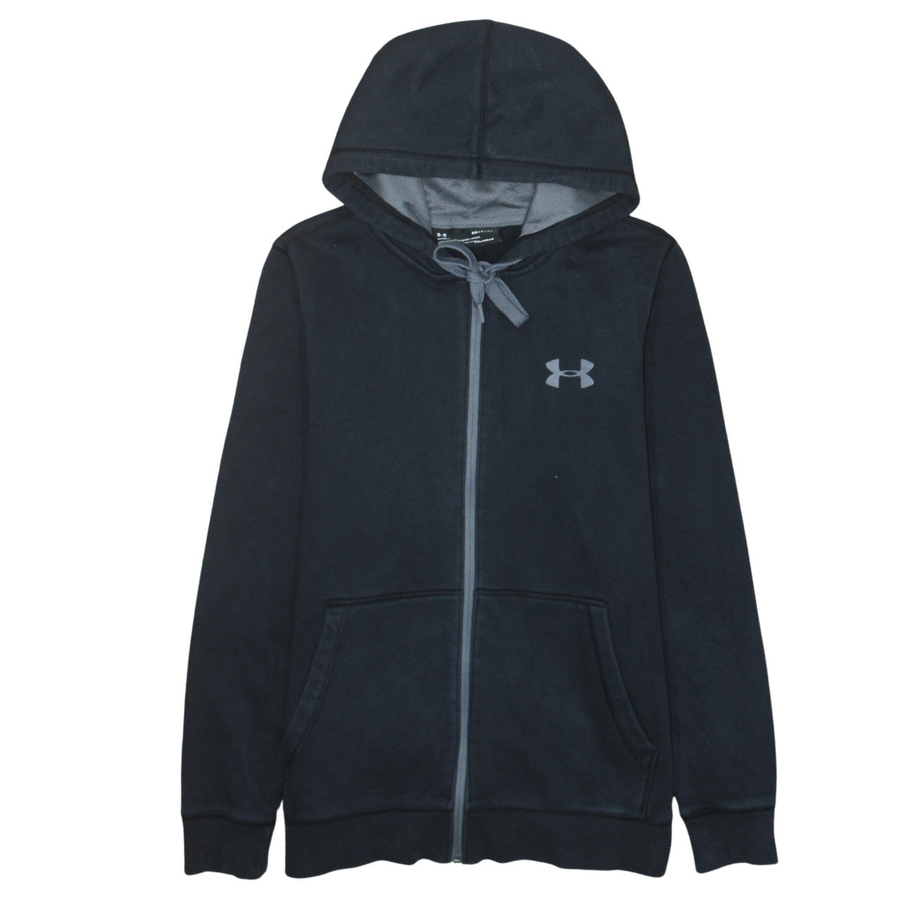 Under Armour Men’s Black Full Zip Hoodie Small Fitted ColdGear