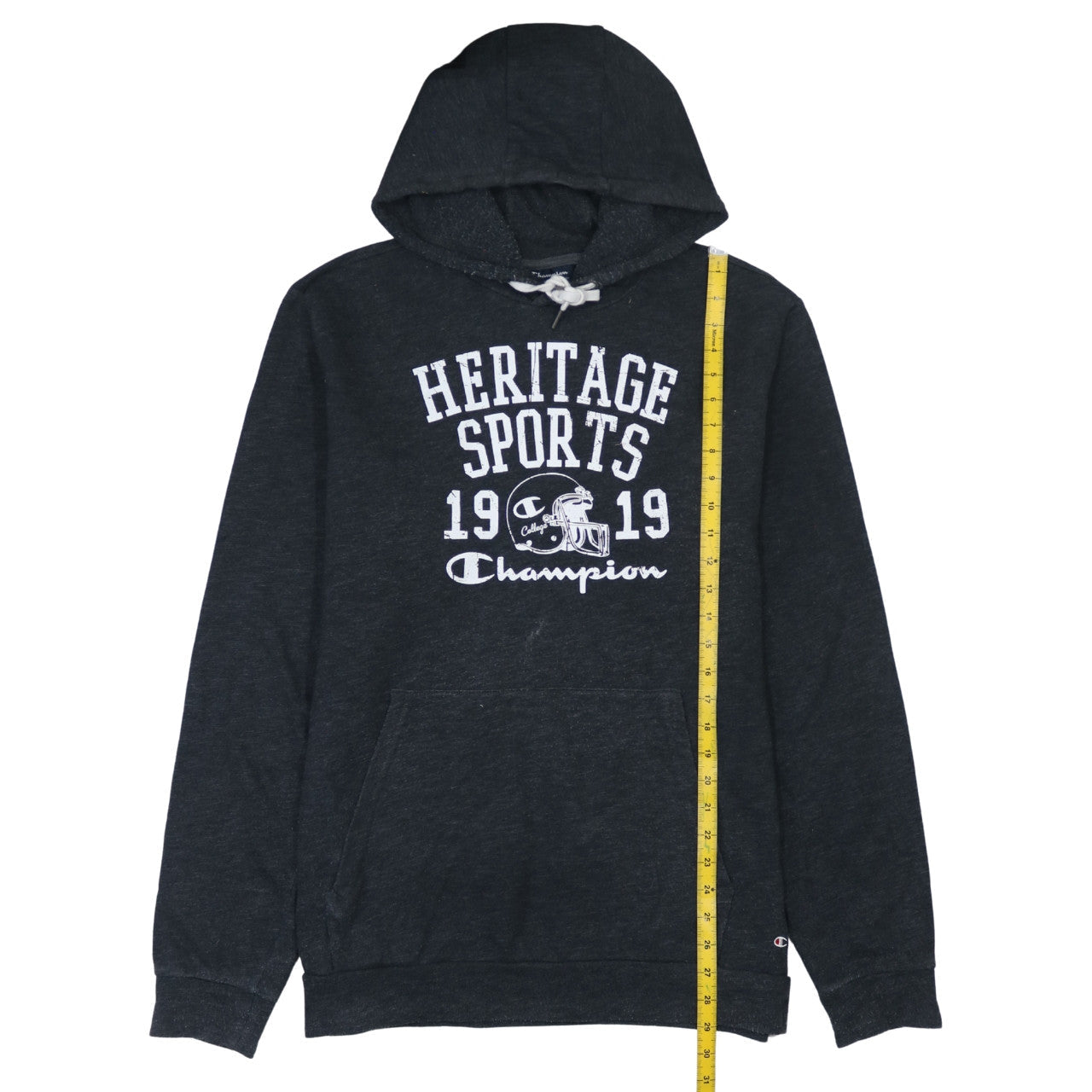 Champion Men's Black 2XL Pullover Hoodie Heritage Sports Graphic