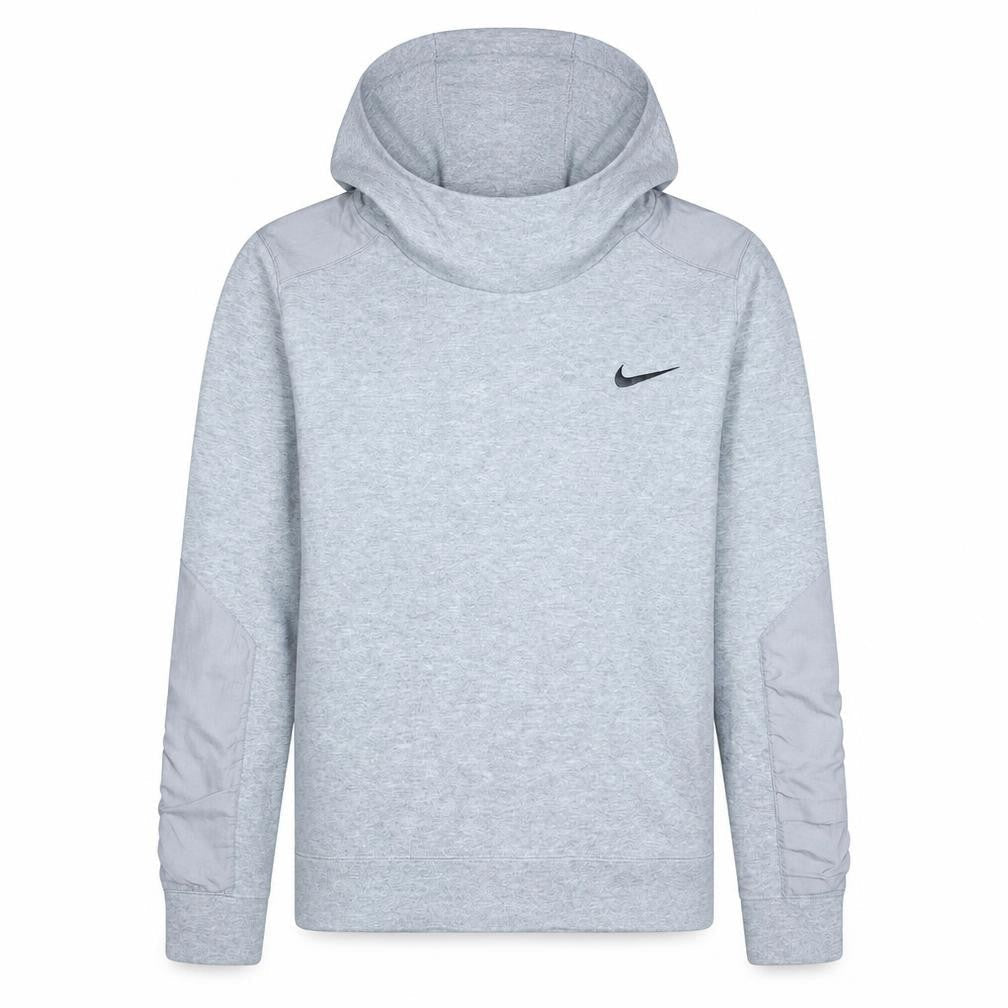 Nike Men's Grey Pullover Hoodie S Lightweight High Neck Sportswear