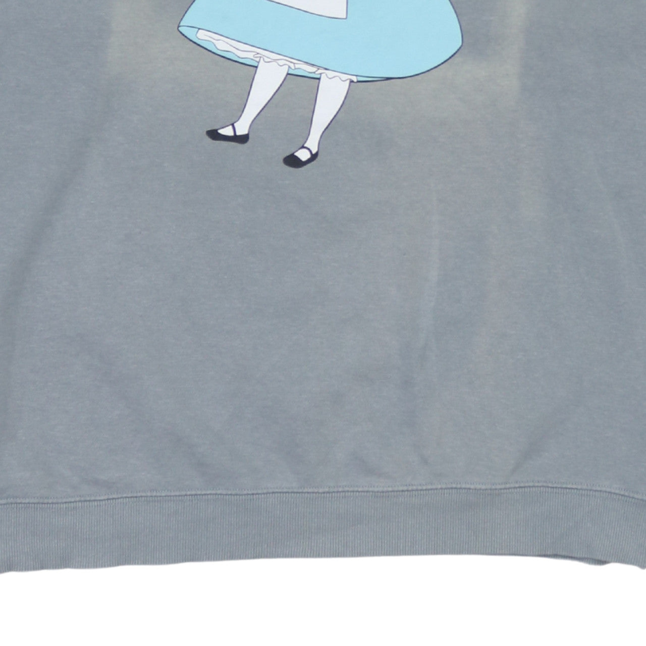 H&M Divided Disney Alice in Wonderland Grey Women's M Pullover Sweatshirt