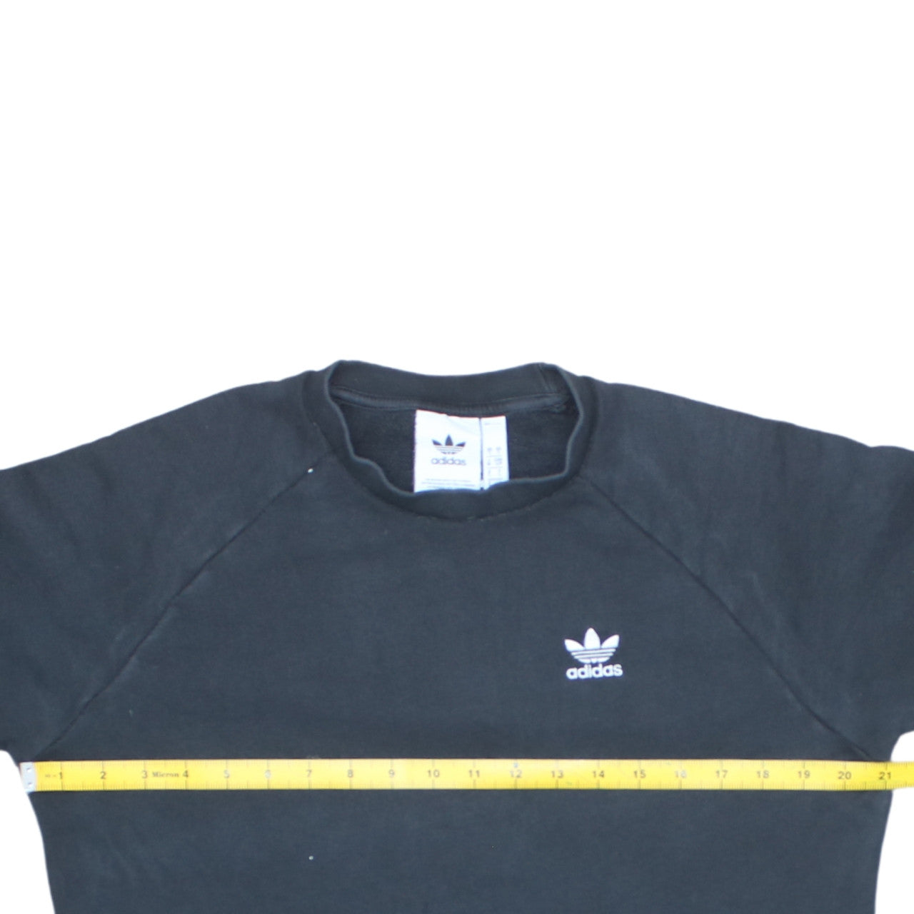 Adidas Men's Black Crew Neck Pullover Sweatshirt Size S