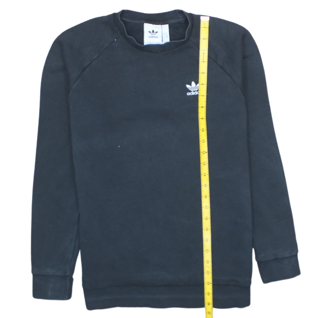 Adidas Men's Black Crew Neck Pullover Sweatshirt Size S