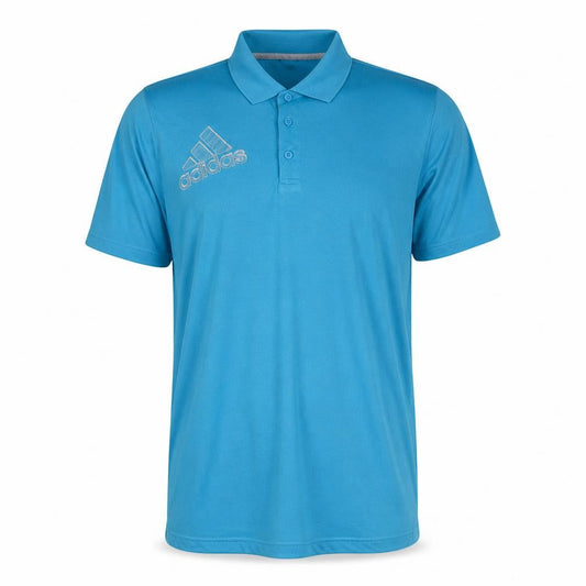 Adidas Men's Blue XL Polo Shirt Cotton Blend Sports Top