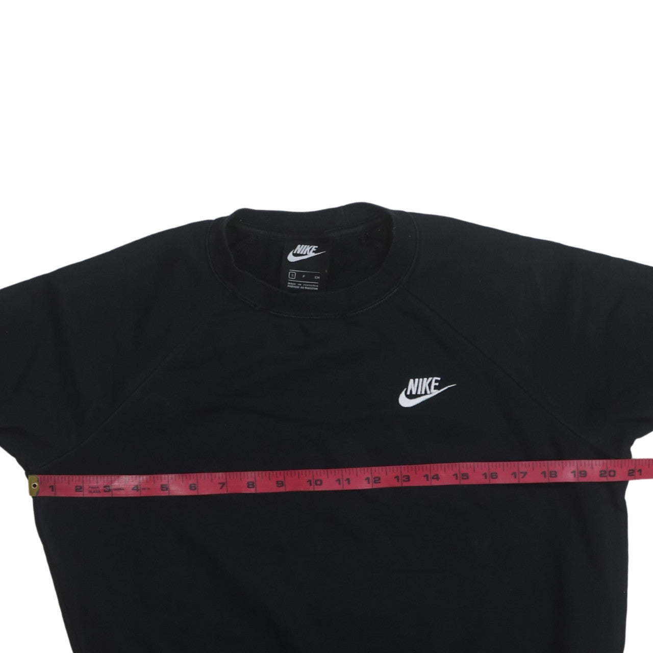 Nike Men's Black Small Pullover Crew Neck Fleece Sweatshirt