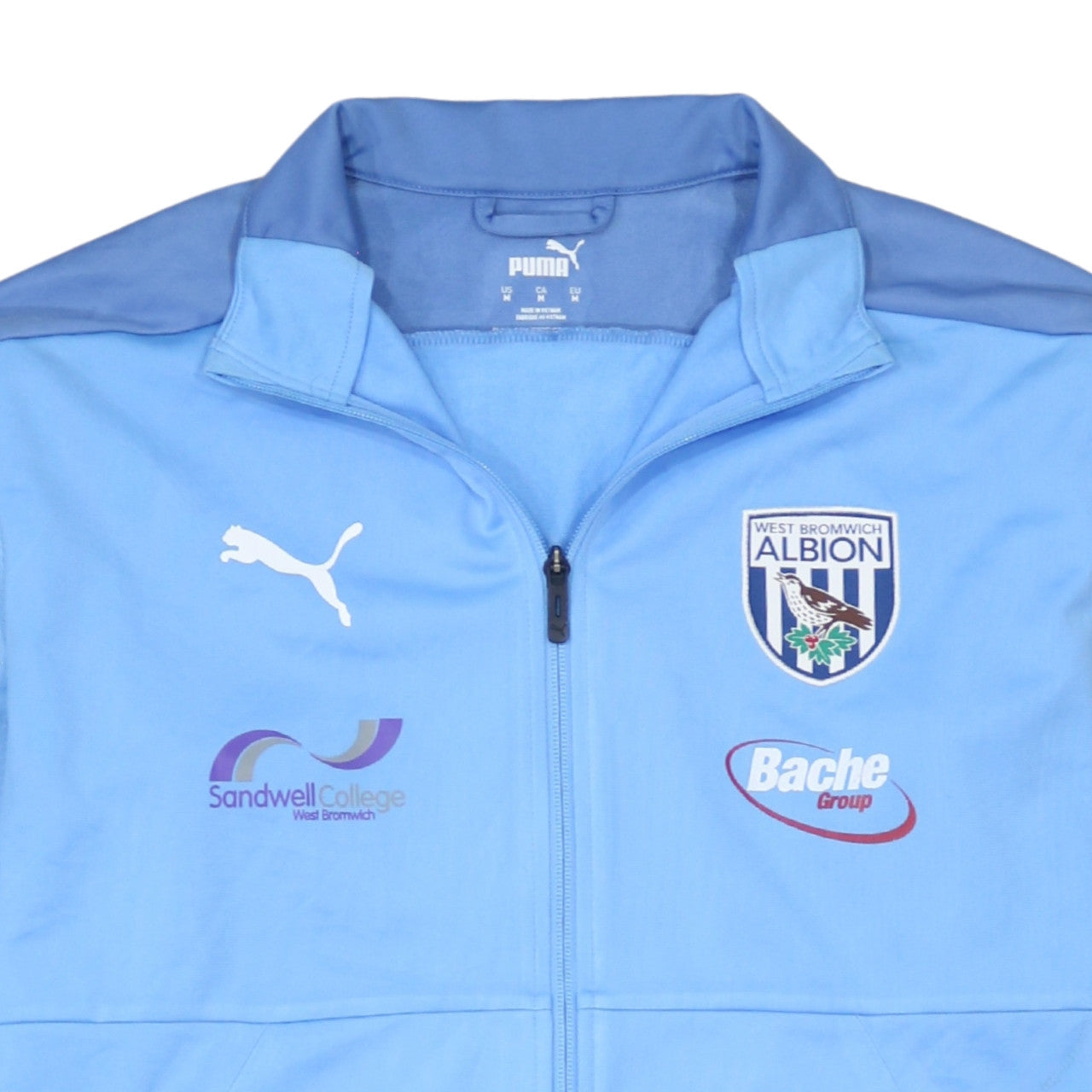 Puma Mens Blue West Bromwich Albion Track Jacket Size M