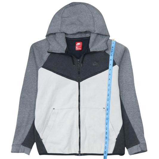 Nike Mens Grey Full Zip Hoodie L Regular Fit Sportswear