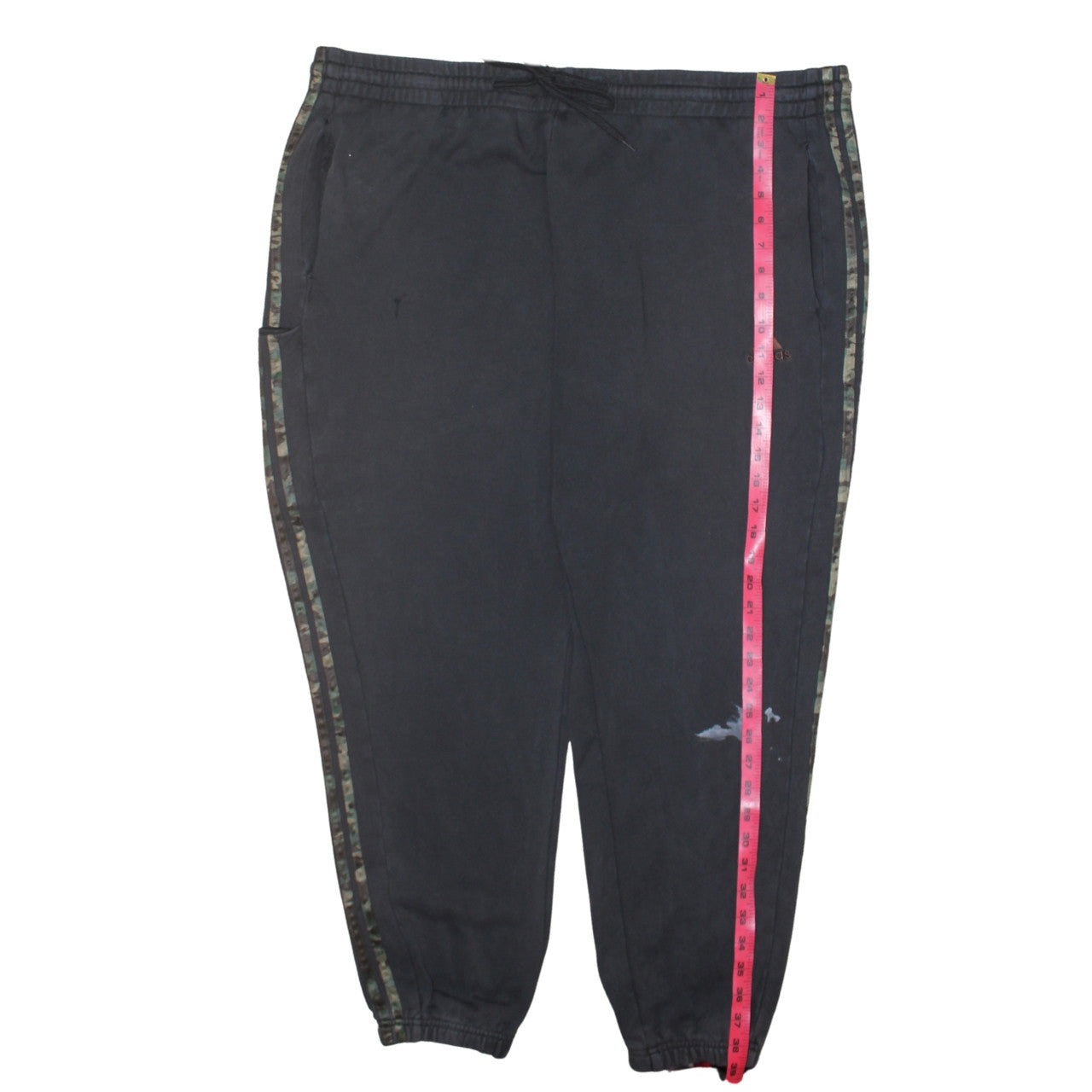 Adidas Men’s Black 3XL Jogger Sports Trousers with Camouflage Stripe