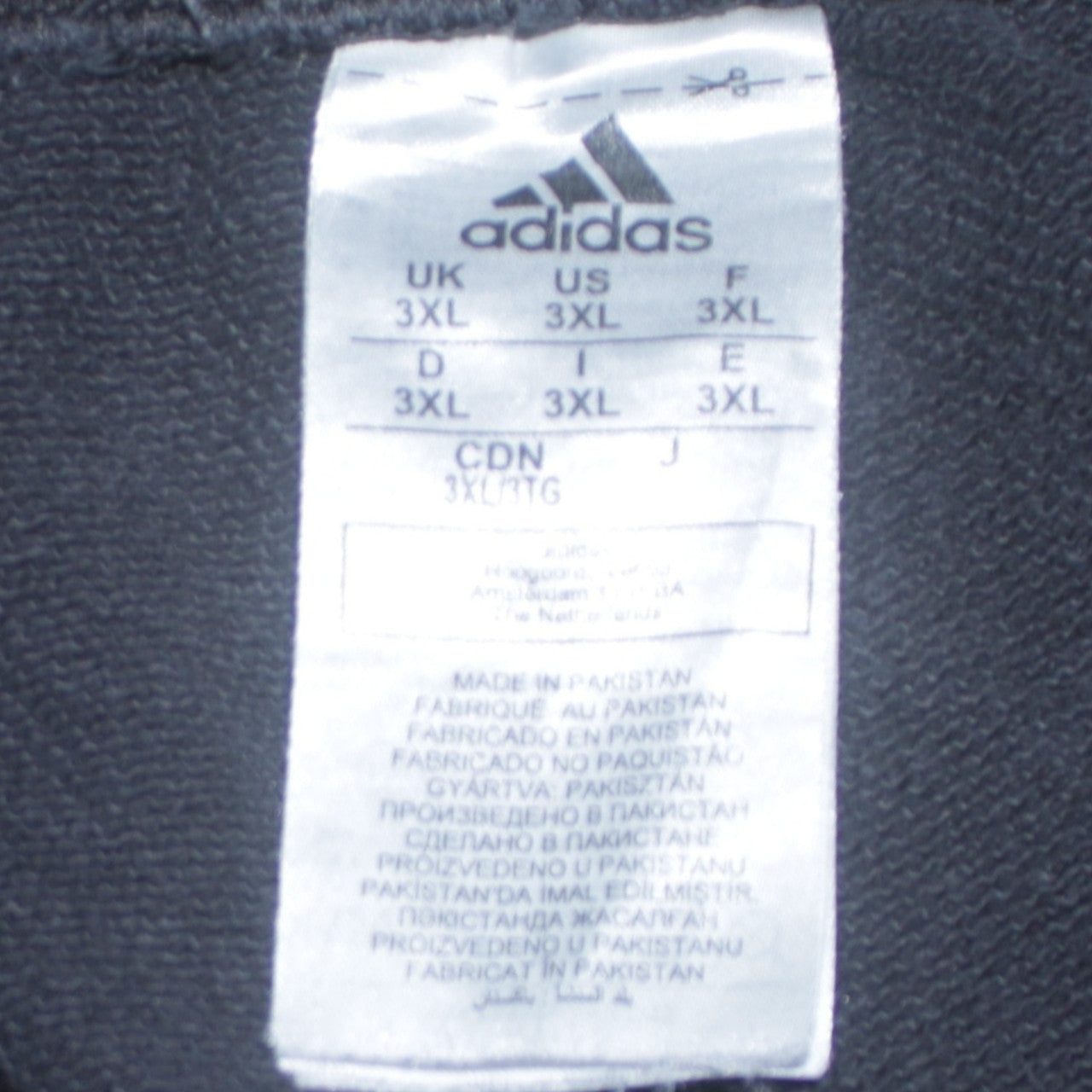 Adidas Men’s Black 3XL Jogger Sports Trousers with Camouflage Stripe
