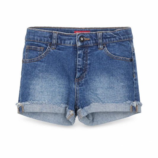 GUESS Kids Girls Blue Denim Cut-Off Shorts Age 10 Years Distressed Style