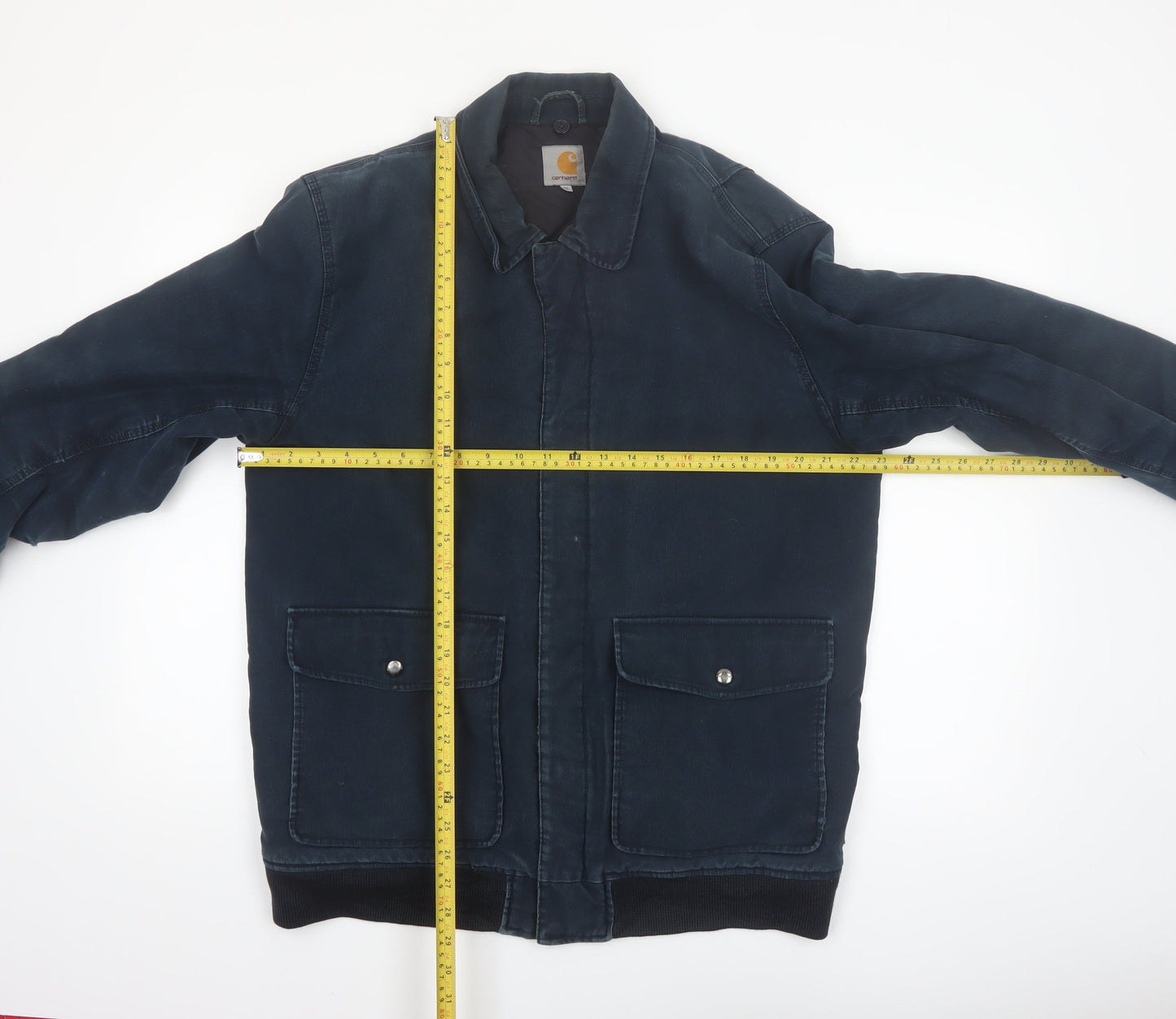 Carhartt Men’s Blue XL Monroe Bomber Jacket Cotton Workwear