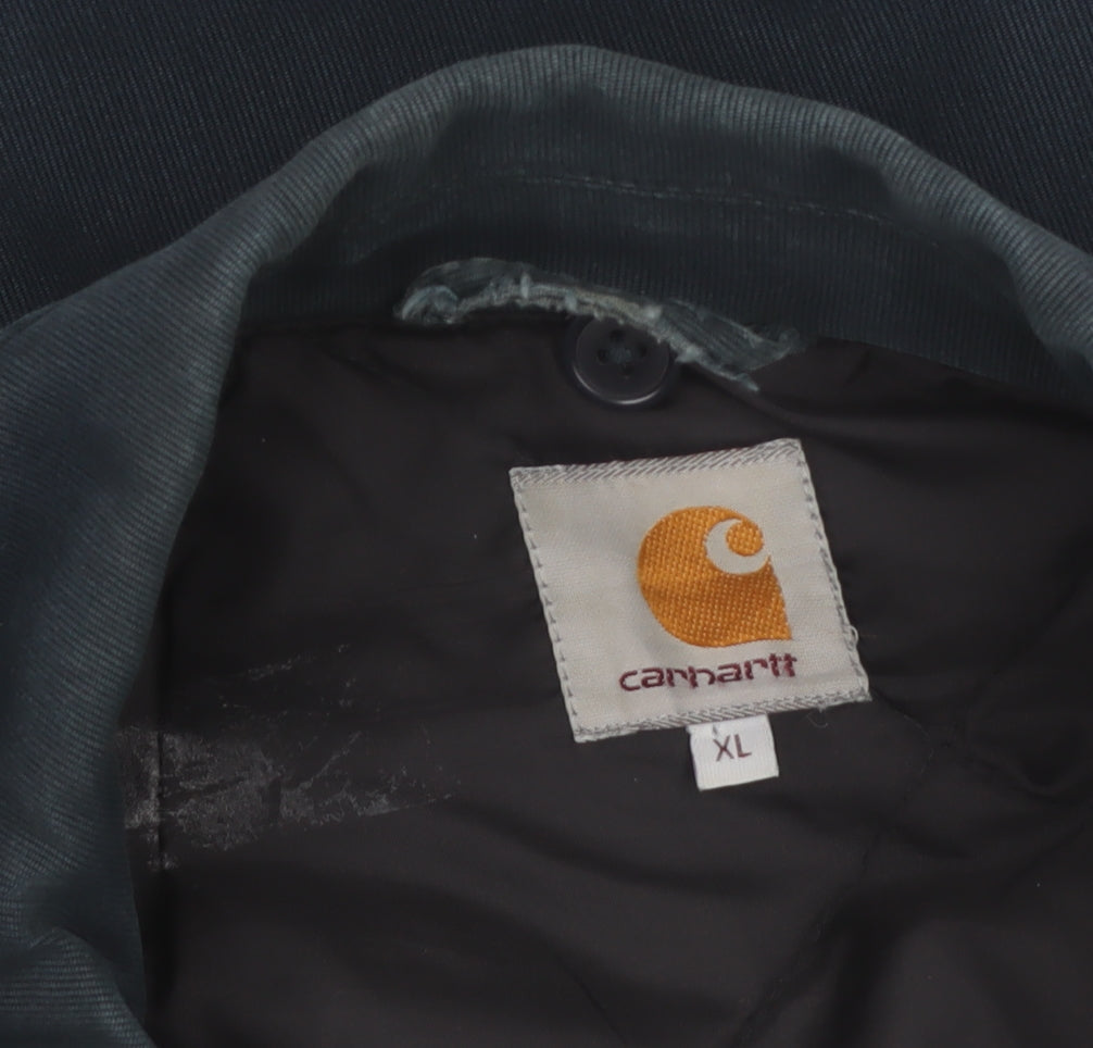 Carhartt Men’s Blue XL Monroe Bomber Jacket Cotton Workwear