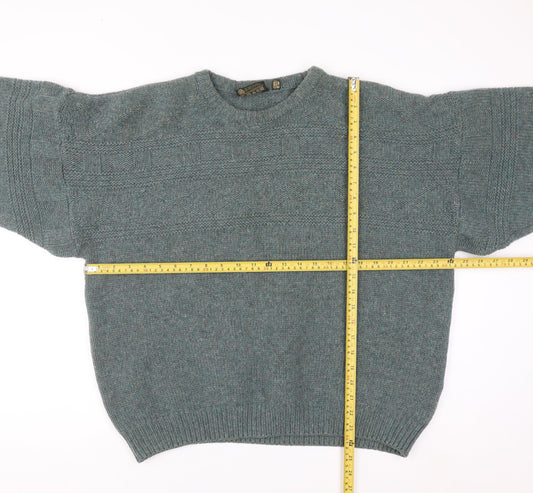 Gaeltarra Ireland Men's Green Wool Pullover Jumper XL