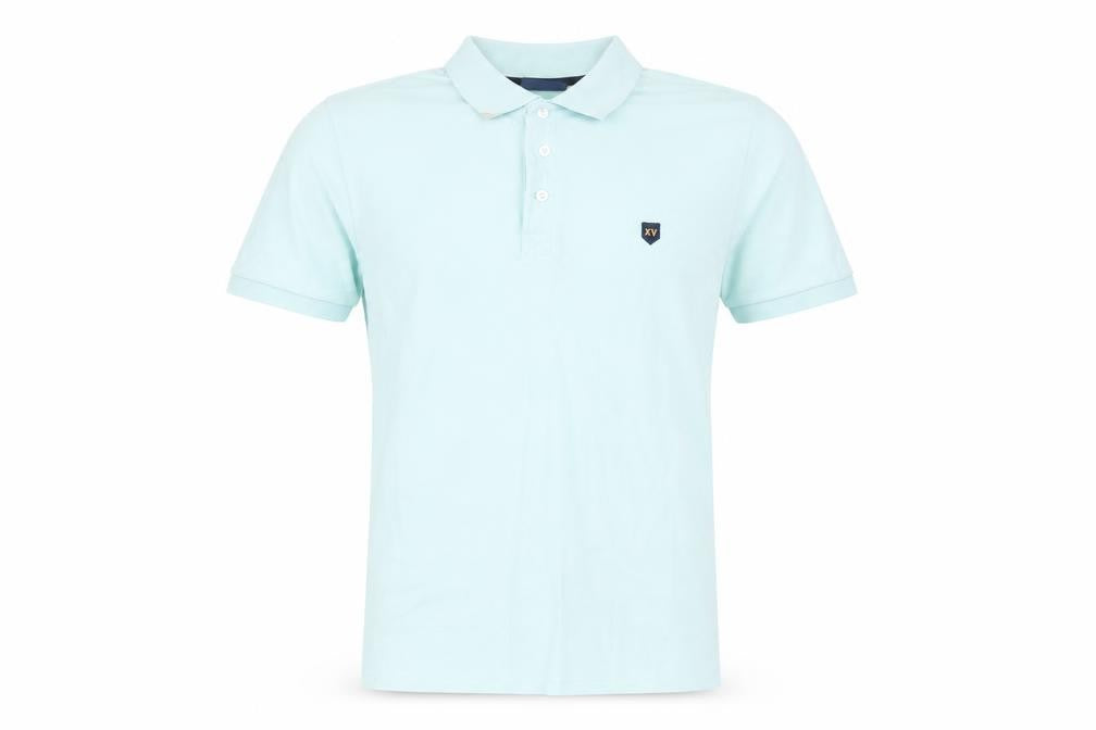XV Kings Mens Blue Cotton Short Sleeve Polo Shirt Size M