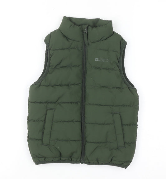 Mountain Warehouse Boys Green 3-4 Years Padded Water Resistant Bodywarmer