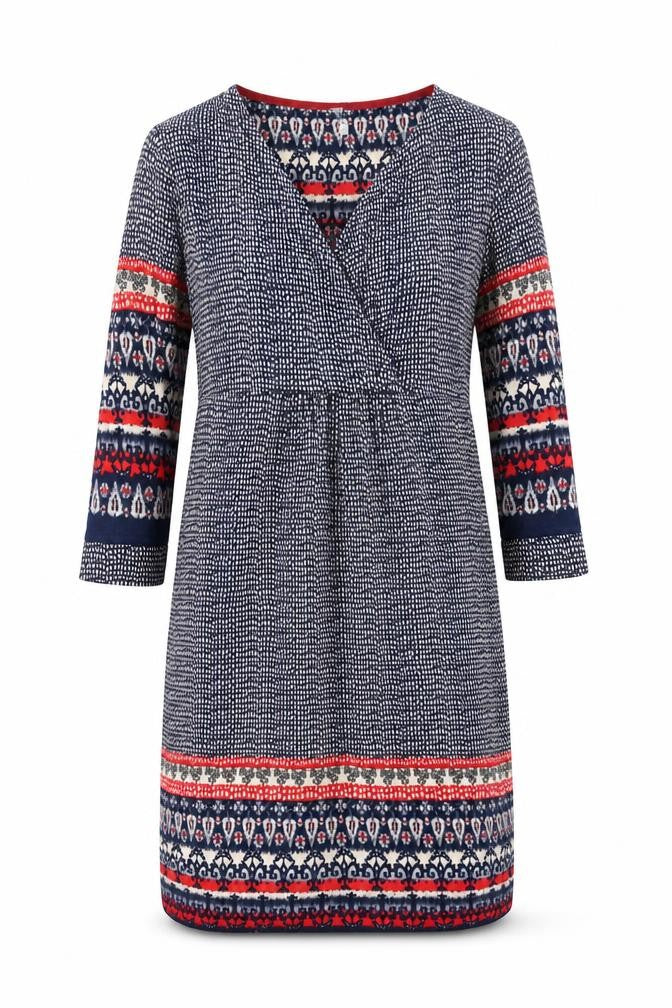 Marks & Spencer Per Una Women's Multicoloured Size 12 Wrap Dress