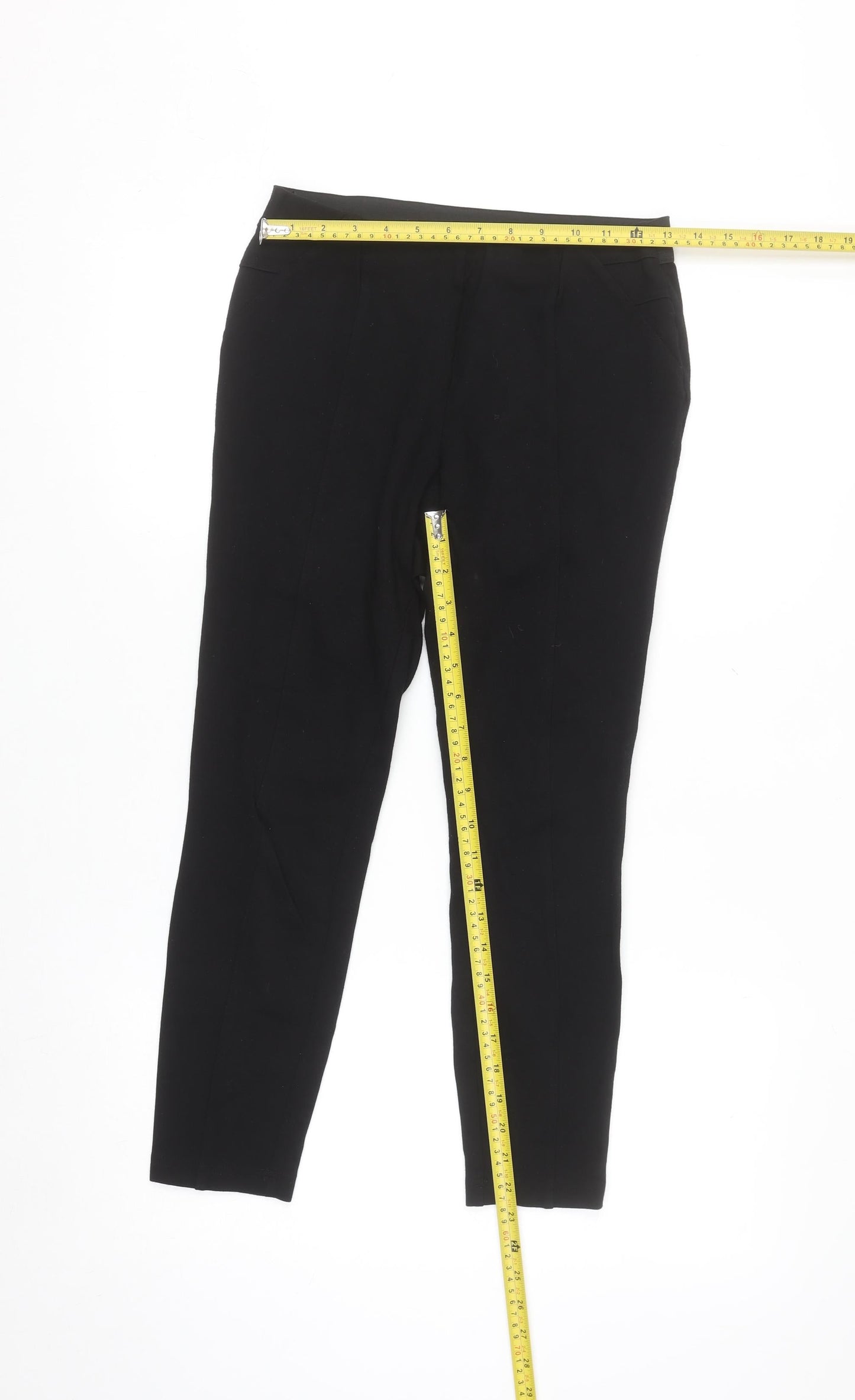Dunnes Women's Black Stretch Leggings Size S