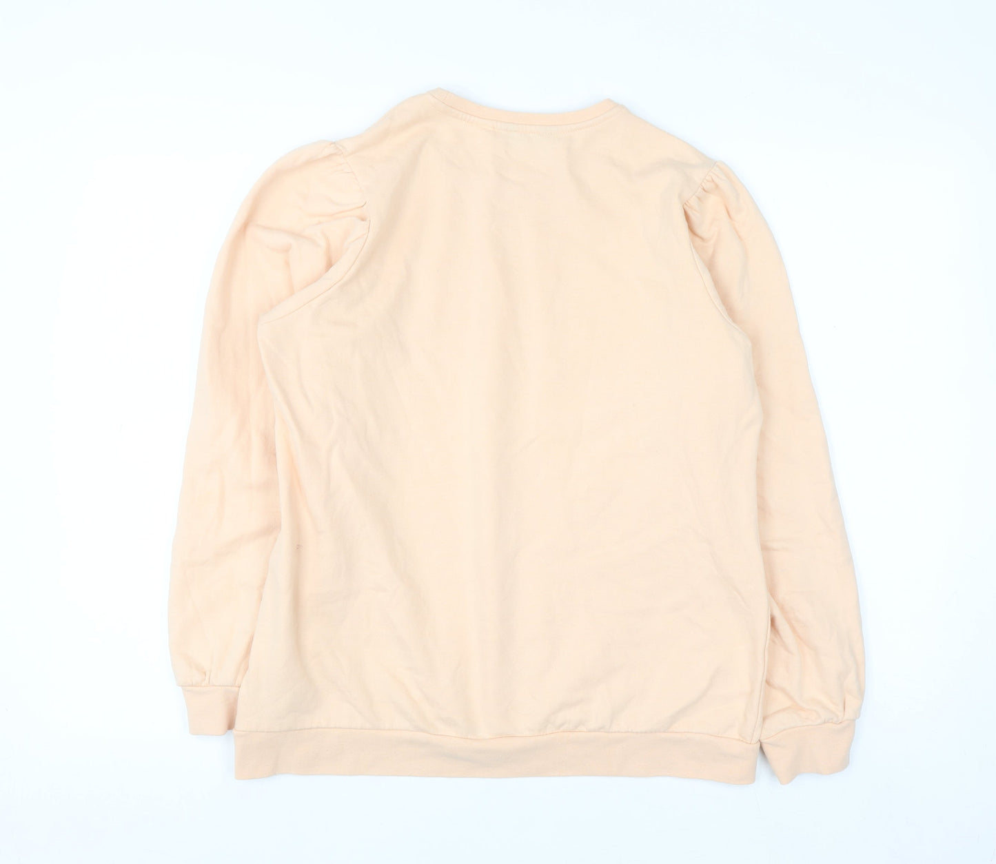 Avenue Women Peach Pullover Sweatshirt Size 12-14 Cotton Blend