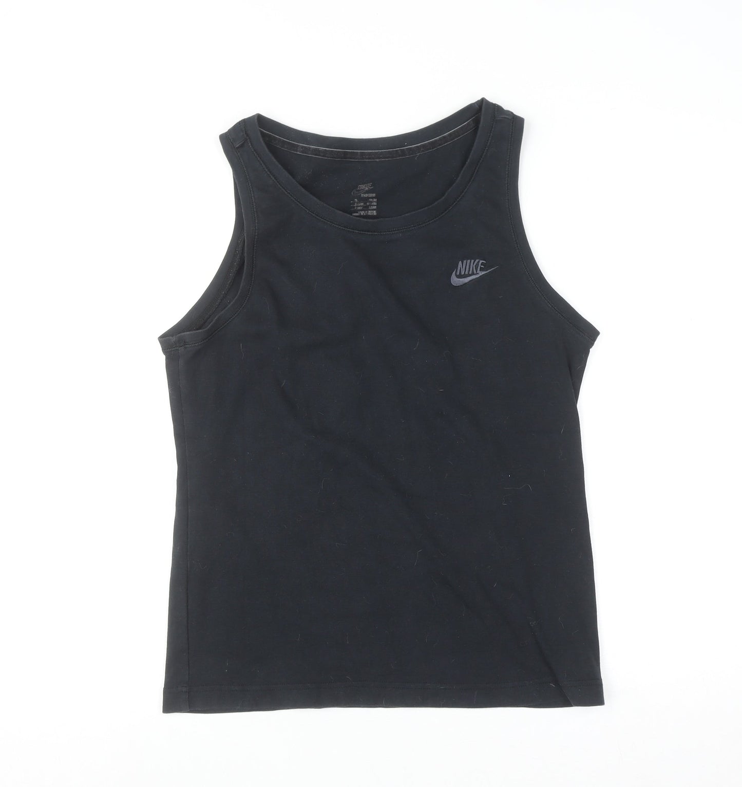Nike Men's Black Sleeveless Sports Tank Top Size L Cotton Blend