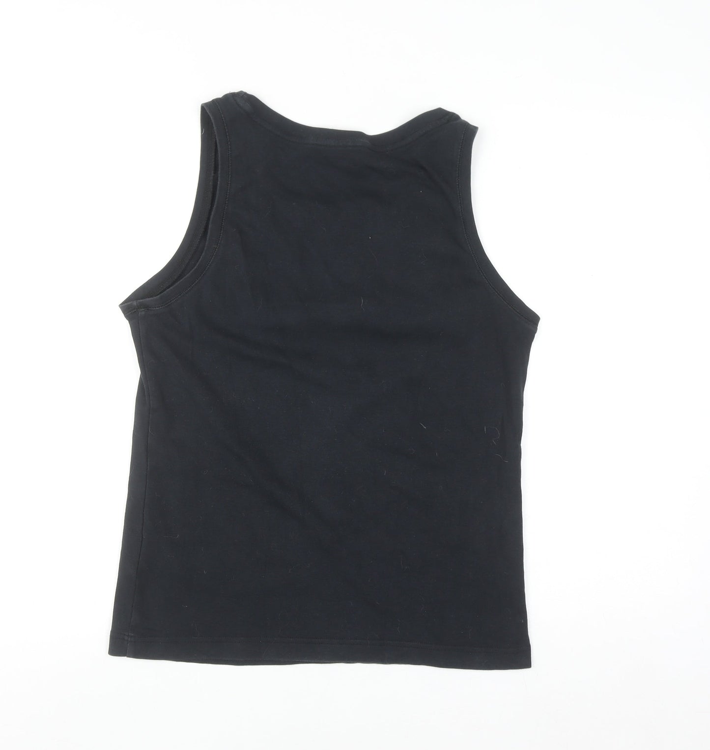 Nike Men's Black Sleeveless Sports Tank Top Size L Cotton Blend