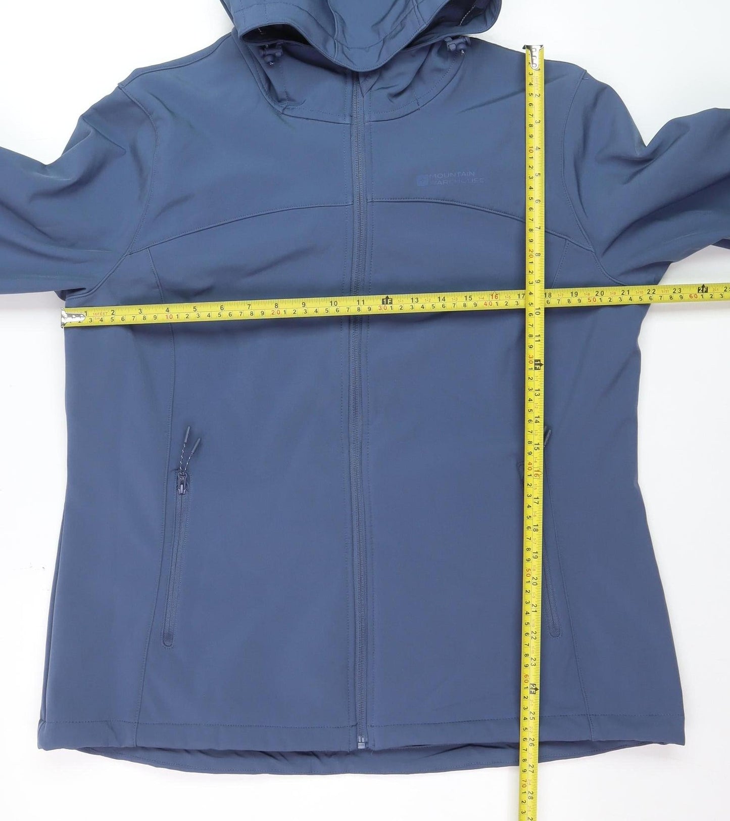 Mountain Warehouse Women's Blue Softshell Hooded Jacket Size 18