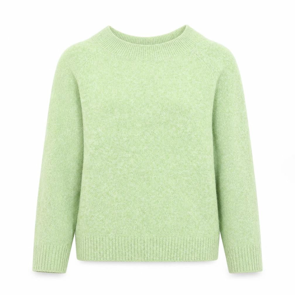 Vero Moda Women Green XS Crew Neck Long Sleeve Knit Jumper