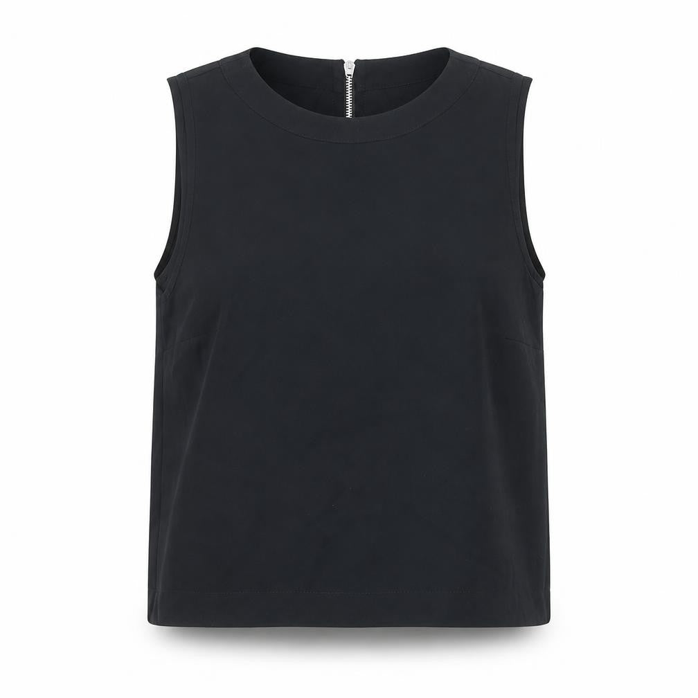River Island Women’s Black Colourblock Sleeveless Blouse Size 8
