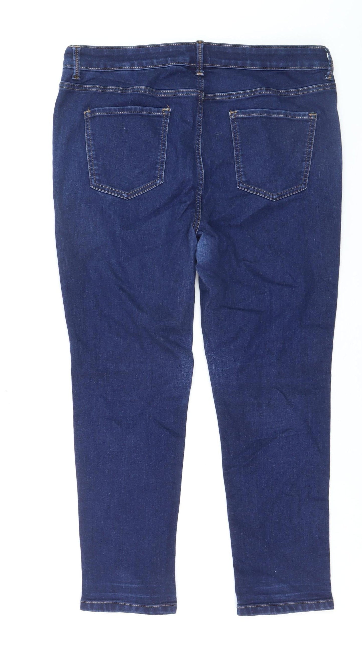 Marks and Spencer Women’s Blue Slim Jeans Size 18 Short Denim