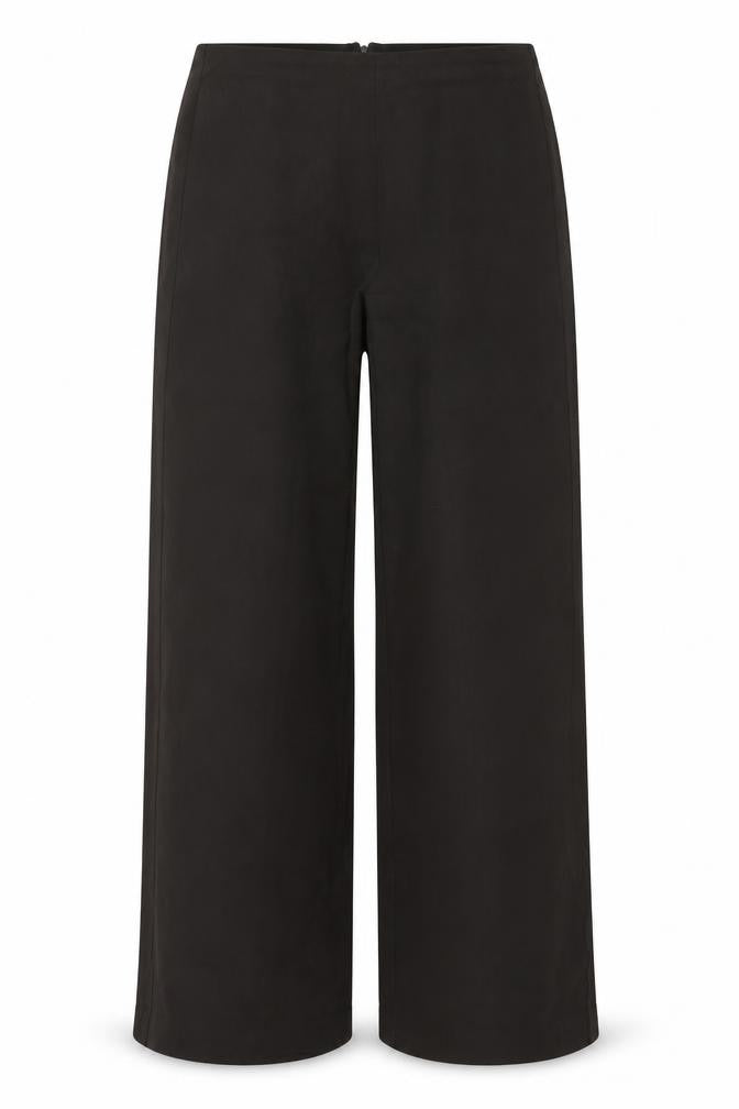 Mango Women's Black Tailored Stretch Trousers Size 12 Regular Fit