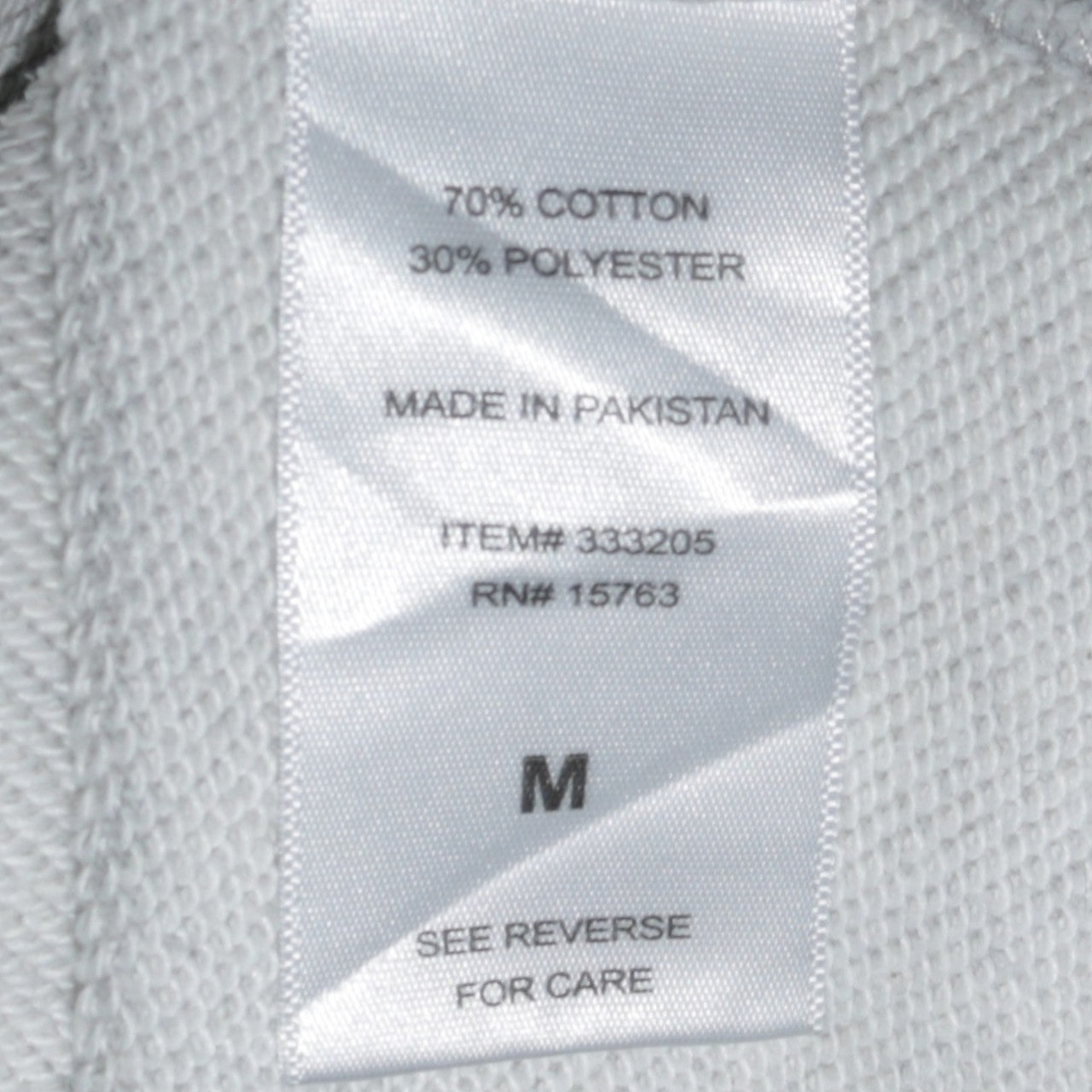 Champion Men's Grey Crew Neck Embroidered Logo Sweatshirt M